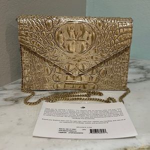 Brahmin Kylie Stardust Melbourne Envelope clutch
